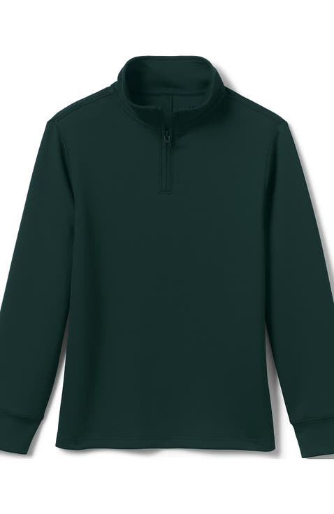 School Uniform Kids Quarter Zip Pullover