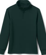 Lands' End School Uniform Kids Quarter Zip Pullover