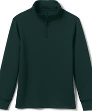 Lands' End School Uniform Kids Quarter Zip Pullover