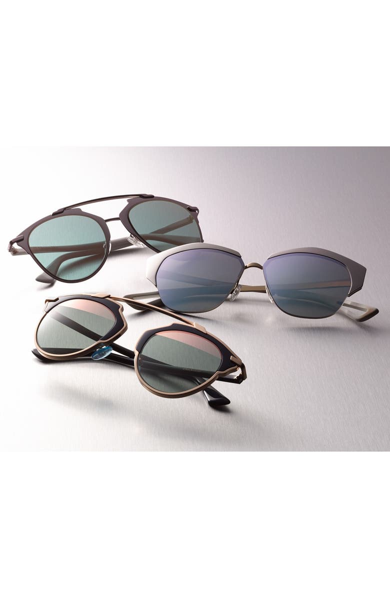 DIOR So Real 48mm Brow Bar Sunglasses, Alternate, color,