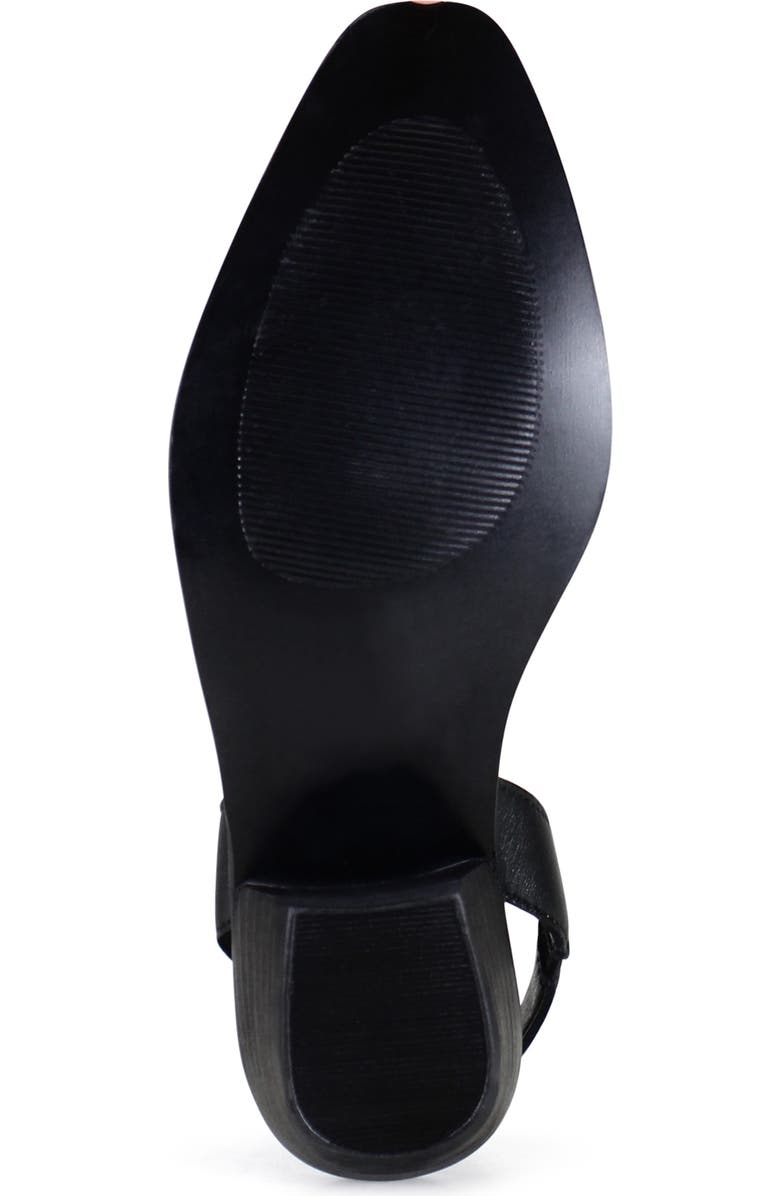 Diba True PRI ORITY Leather Sling Back Western Shoe, Alternate, color, Zebra/Black