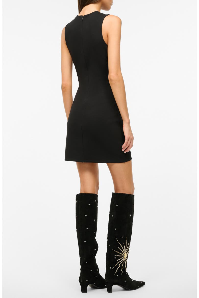 Mercer Sleeveless Minidress, Alternate, color, BLACK