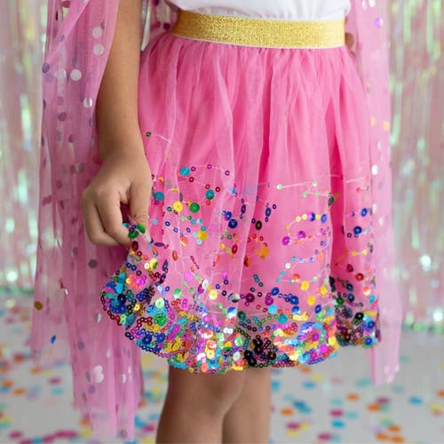 Sweet Wink Raspberry Confetti Tutu In Raspberry
