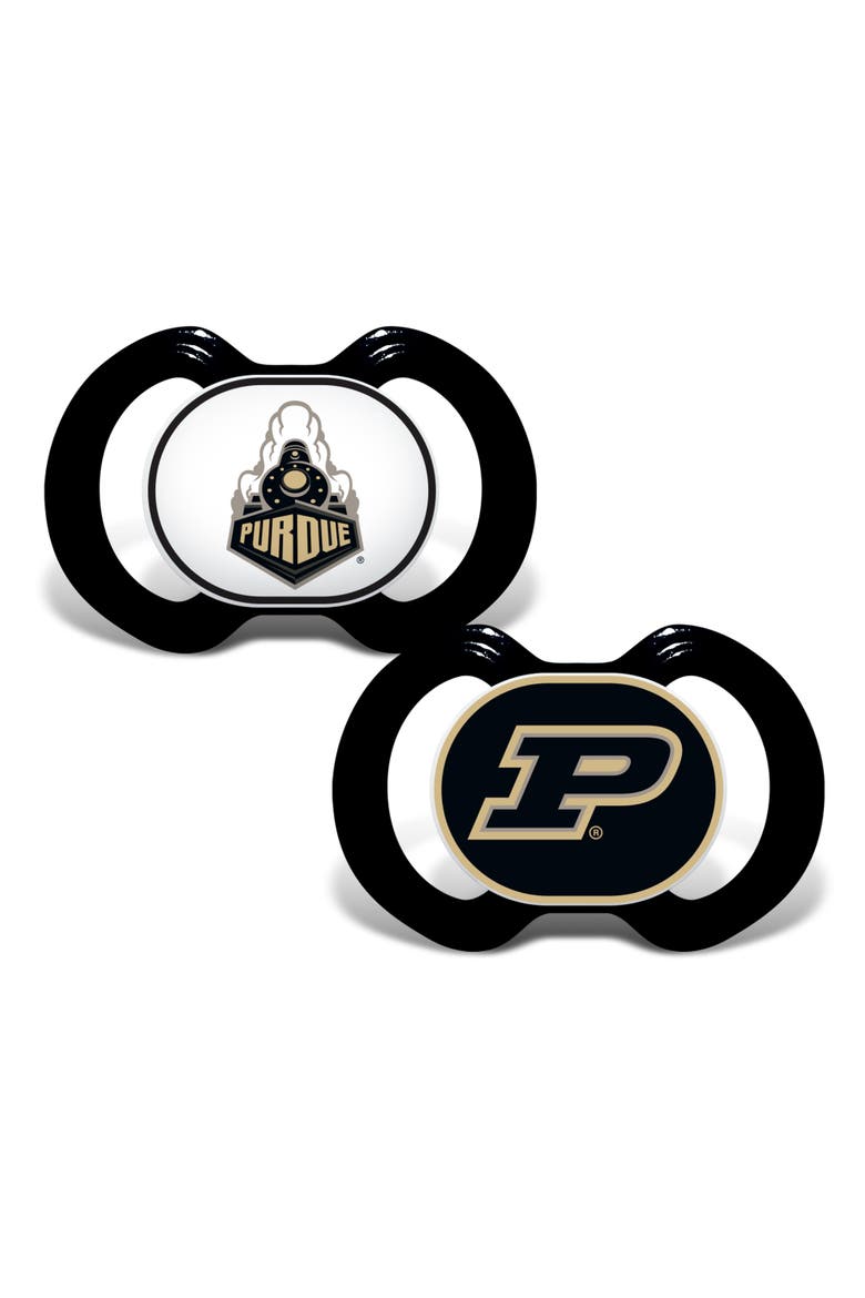 Purdue Boilermakers Pacifier 2-Pack, Main, color, Multicolor