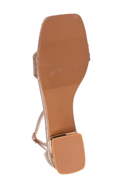Lady Couture Doris Ankle Strap Sandal In Animal Print