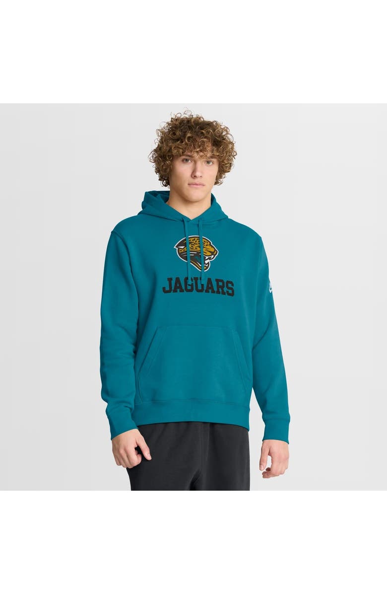 Nike Men
s Nike Teal Jacksonville Jaguars Best Season Rewind Club Pullover Hoodie, Main, color, Teal