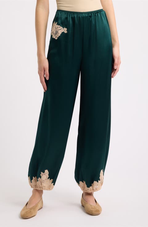 Yaria Silk Satin Pants