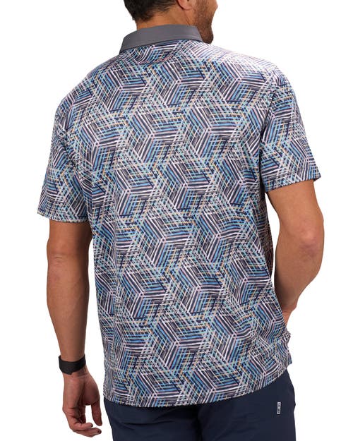 Black Clover Lucky Lines Polo In Blue