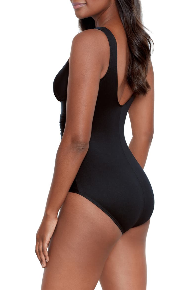 Rock Solid Cherie One-Piece Swimsuit, Alternate, color, BLACK