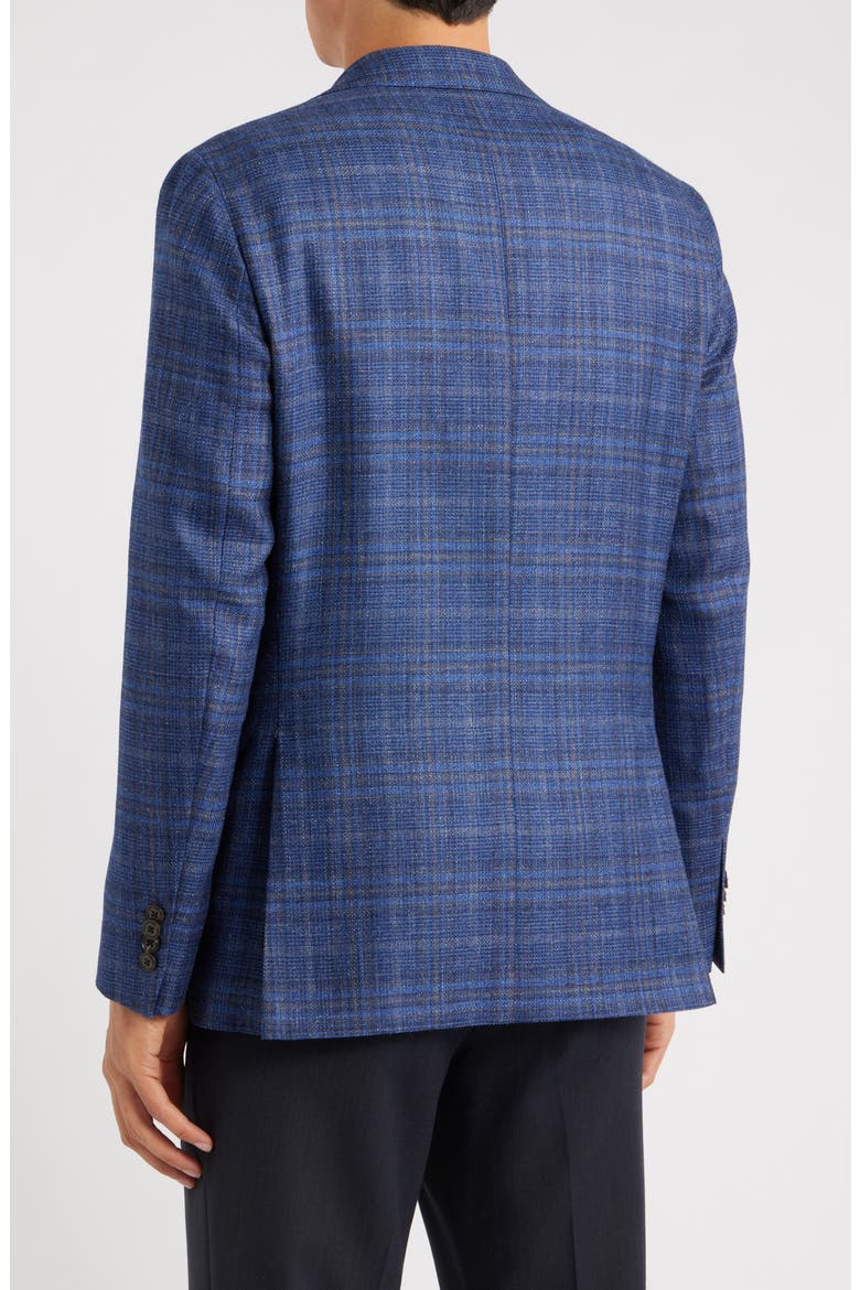 Midland Windowpane Sport Coat, Alternate, color, BLUE