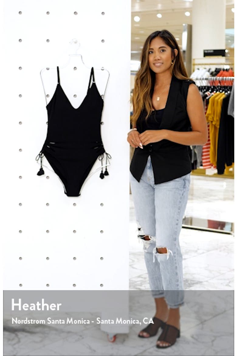 Ava Petal Cutout One-Piece Swimsuit video