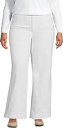 Lands' End Plus Size Recycled High Rise Wide Leg Denim Jeans