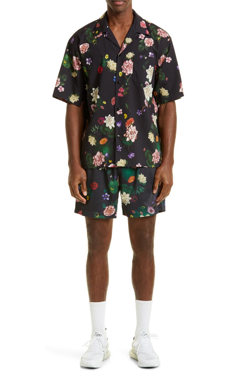 John Elliott Practice Print Mesh Shorts, Alternate, color,
