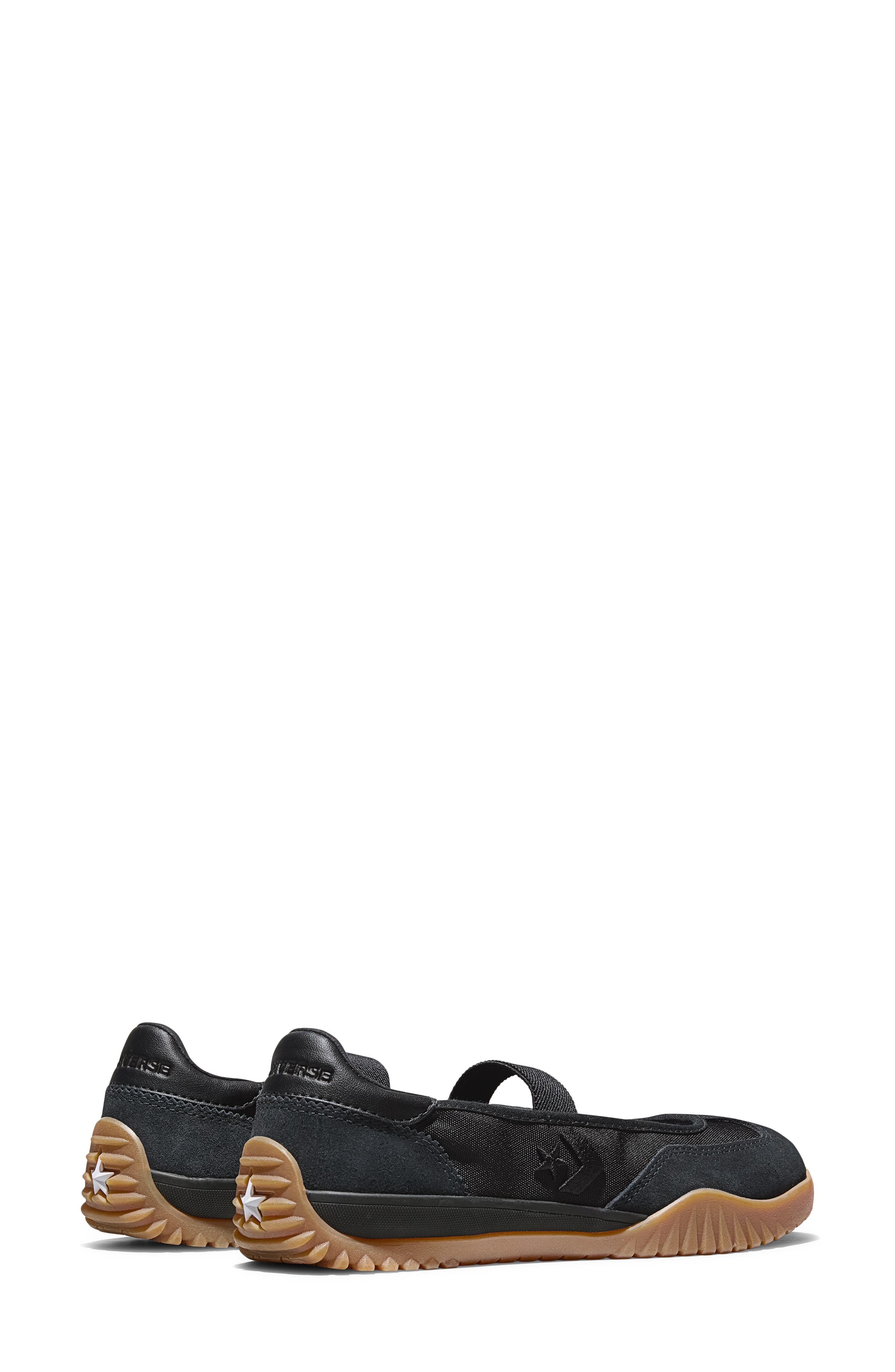 Converse Gender Inclusive Run Star Trainer Ballet Flat, Alternate, color, Black/ Black/ Gum