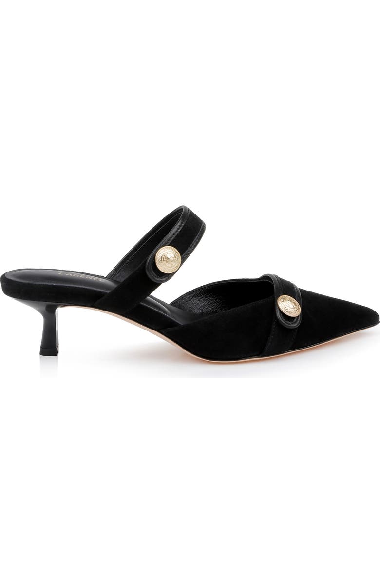 L'AGENCE Gilliane Mary Jane Pointed Toe Kitten Heel Mule, Alternate, color,