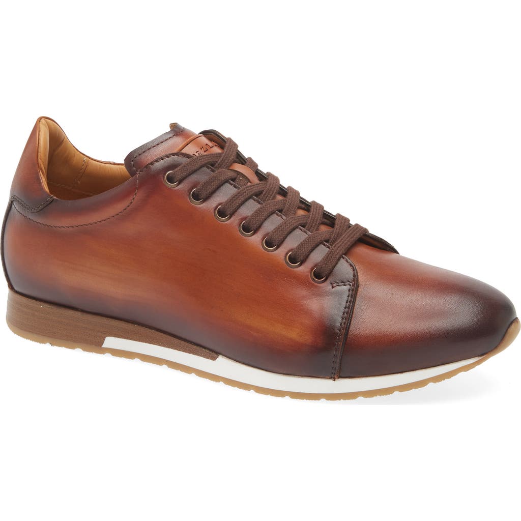 Mezlan Hybrid Sneaker In Cognac Rust