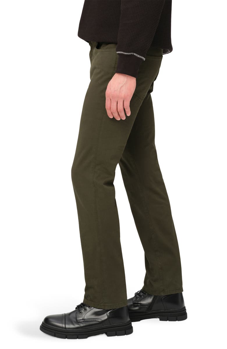WARP+WEFT AMS Slim Fit Twill Pants, Alternate, color, Thyme