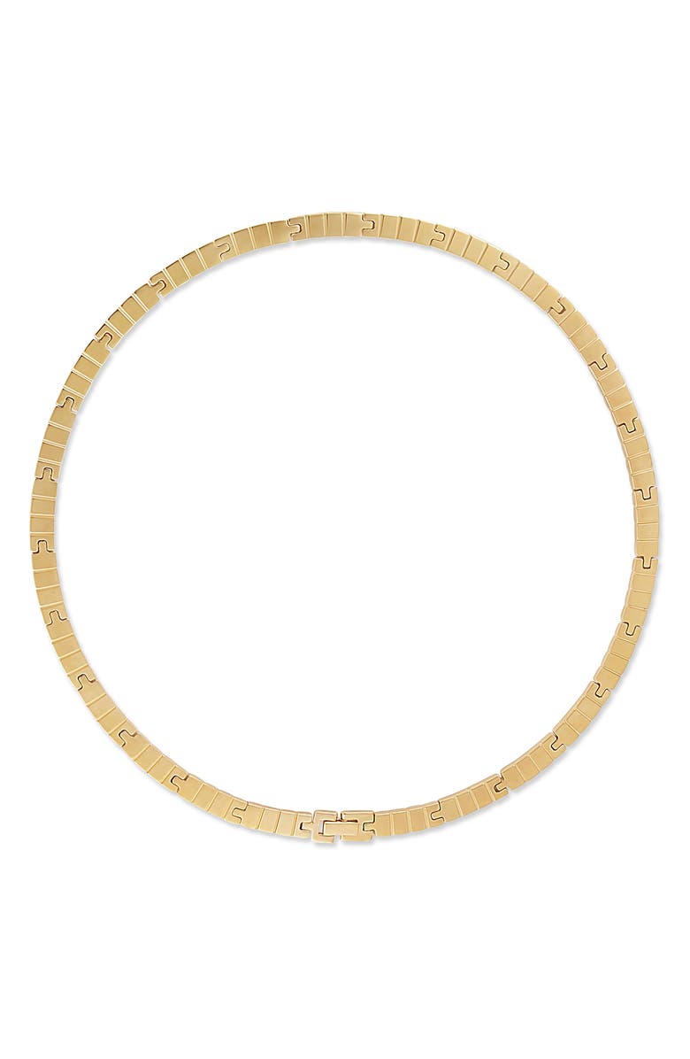 IVI Los Angeles Slim Slot Chain Necklace, Main, color, Yellow Gold