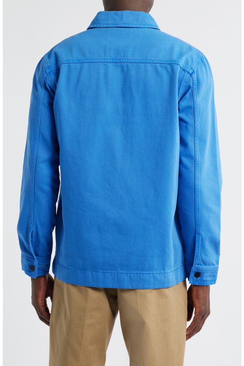 1874 Ollie Organic Cotton Denim Button-Up Overshirt, Alternate, color, BLUE QUARTZ
