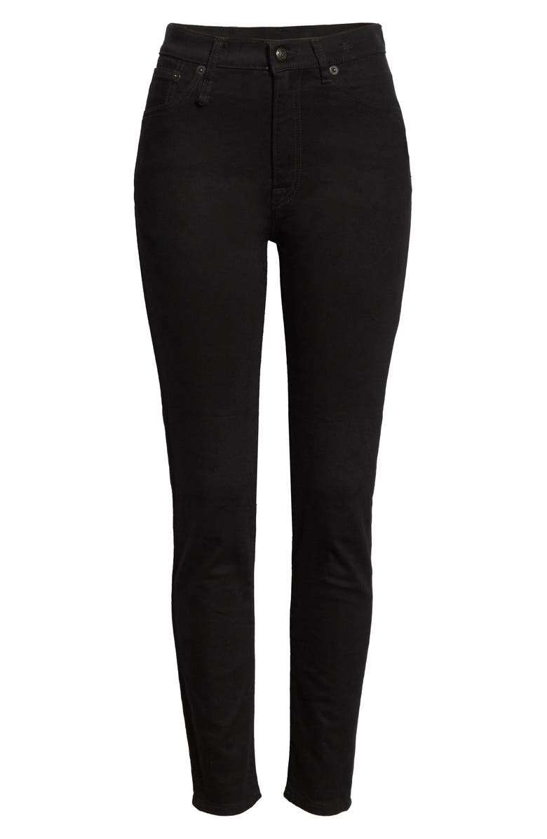 R13 High Waist Skinny Jeans, Alternate, color,