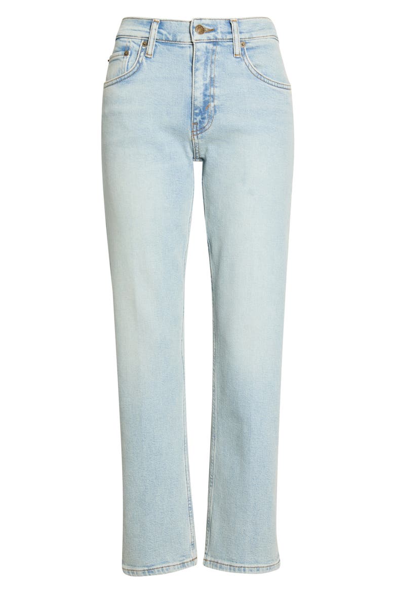 Blondie Mid Rise Ankle Straight Leg Jeans, Main, color, LOVE LETTER BLUE