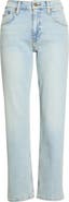 Re/Done Blondie Mid Rise Ankle Straight Leg Jeans