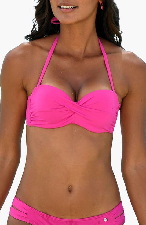Twist Bandeau Bikini Top Size 40DD