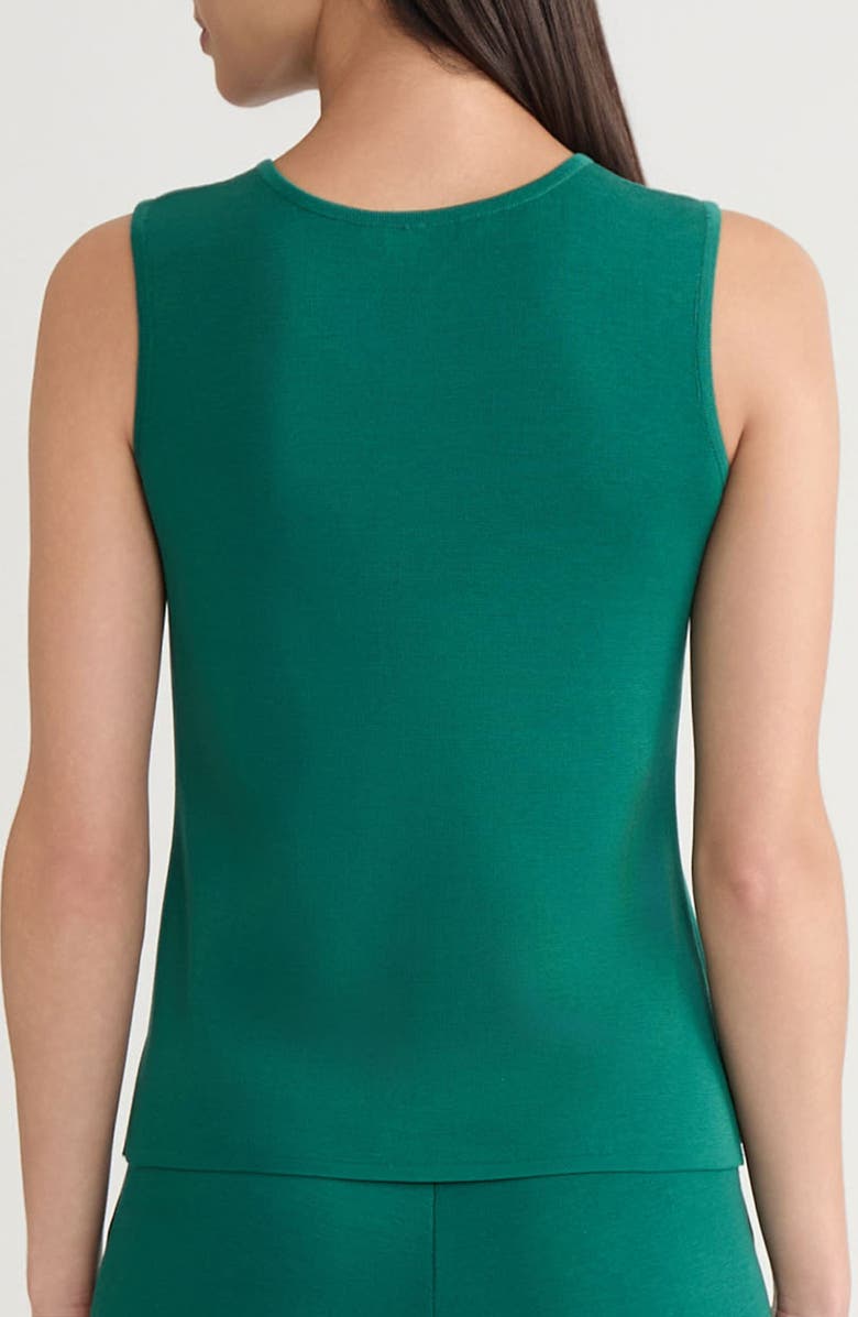 Ming Wang Scoop Neck Tank, Alternate, color, Everest