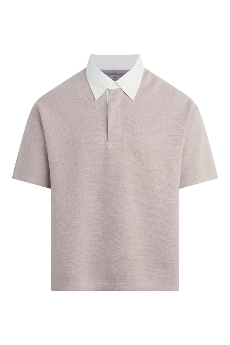 Contrast Collar Cotton & Cashmere Polo, Alternate, color, FLORENCE