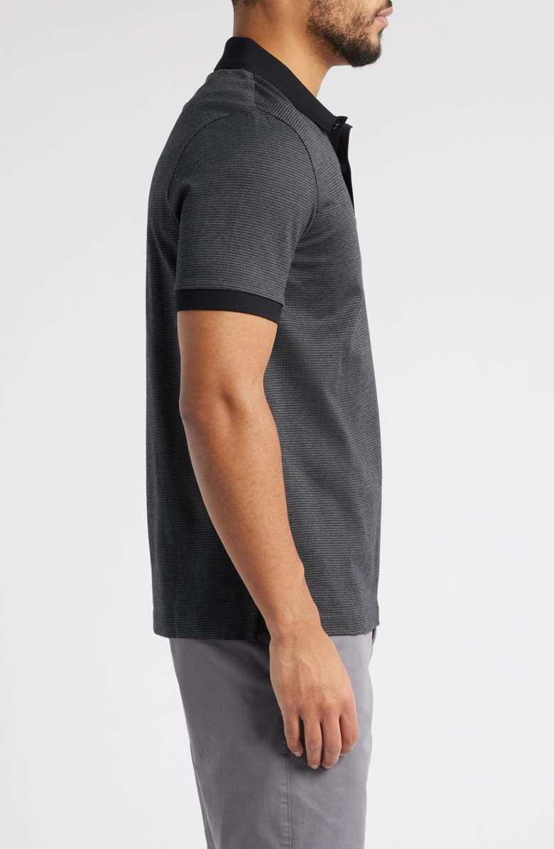 BOSS Parlay Cotton Piqué Polo, Alternate, color, Black