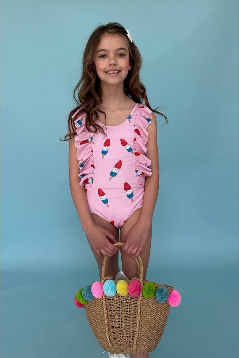 Pinkie Bomb Pop Swim, Alternate, color, Pink