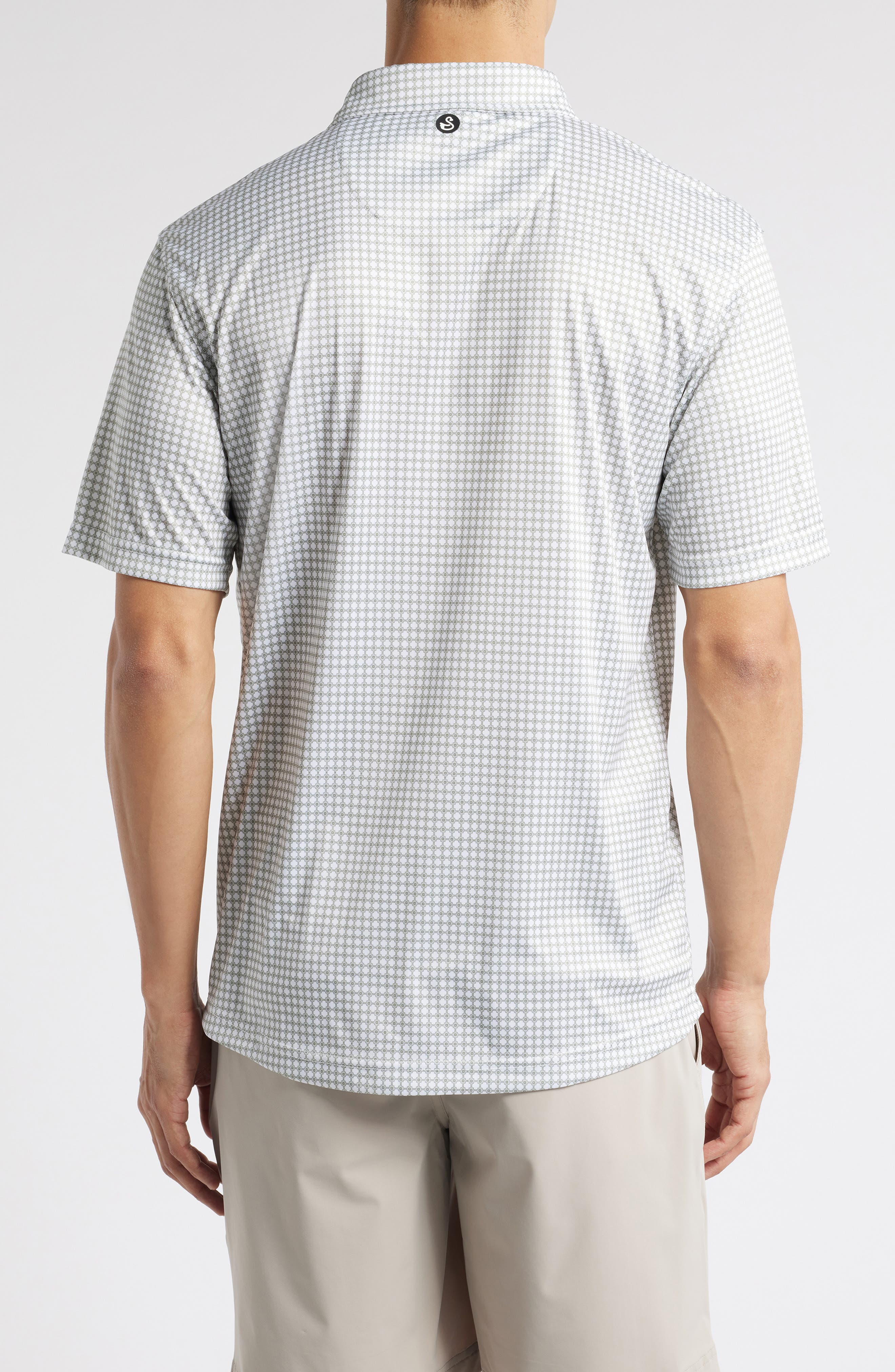 Tanner Geo Print Performance Golf Polo - image 4