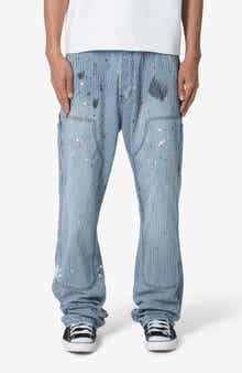 mnml Ultrabaggy Stripe Denim Carpenter Pants