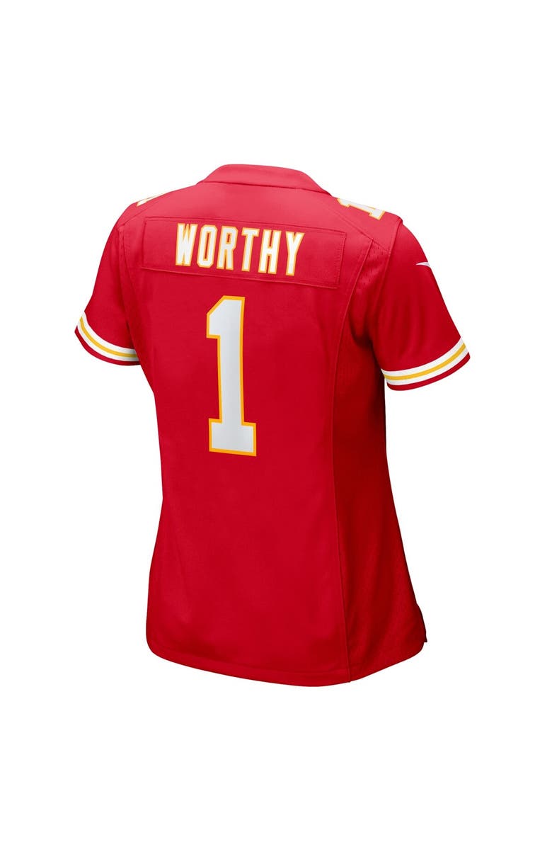 Nike Women's Nike Xavier Worthy  Red Kansas City Chiefs  Game Jersey, Alternate, color, Red
