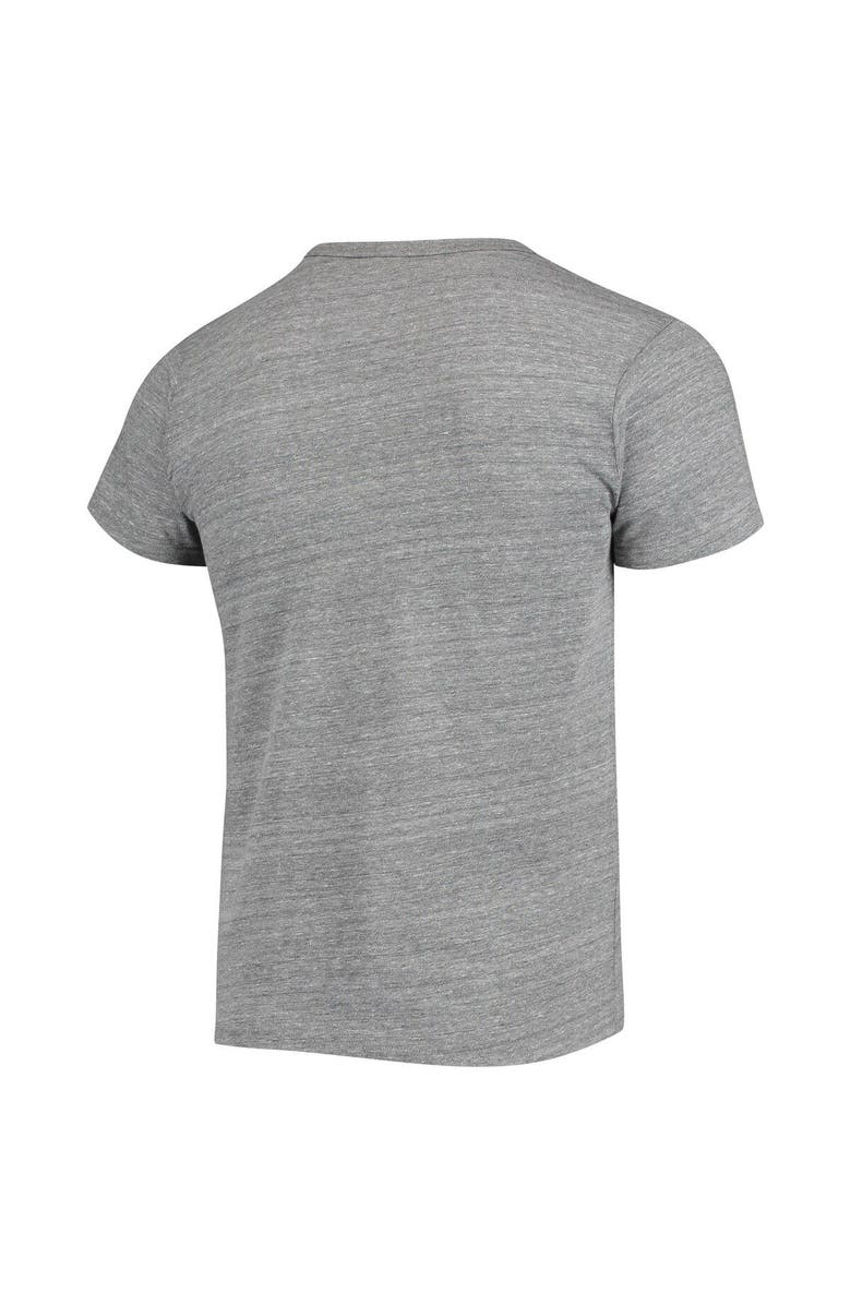 LEAGUE COLLEGIATE WEAR Men's League Collegiate Wear Heathered Gray Nebraska Huskers Tide Seal Nuevo Victory Falls Tri-Blend T-Shirt, Alternate, color,