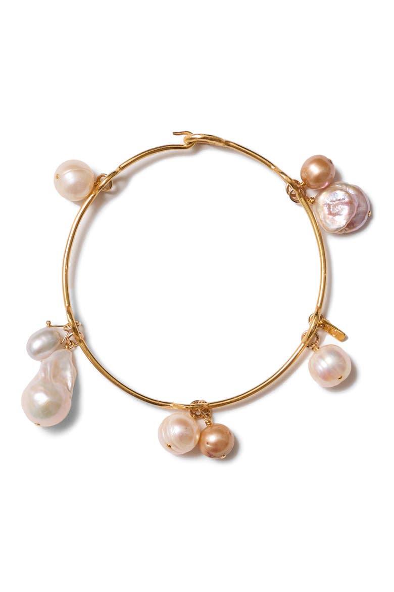 Freshwater Pearl Bangle, Main, color, PEARL