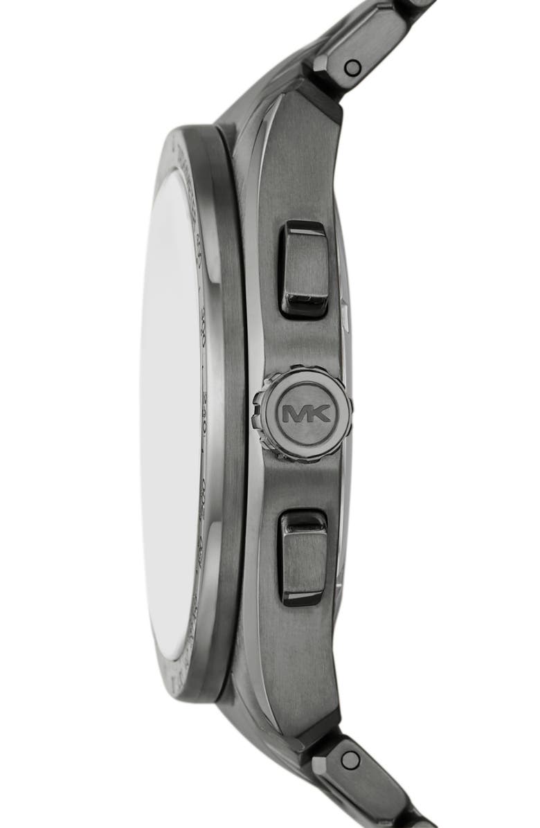 Michael Kors Accelerator 2.0 Chronograph Bracelet Watch, 44mm, Alternate, color, Gunmetal