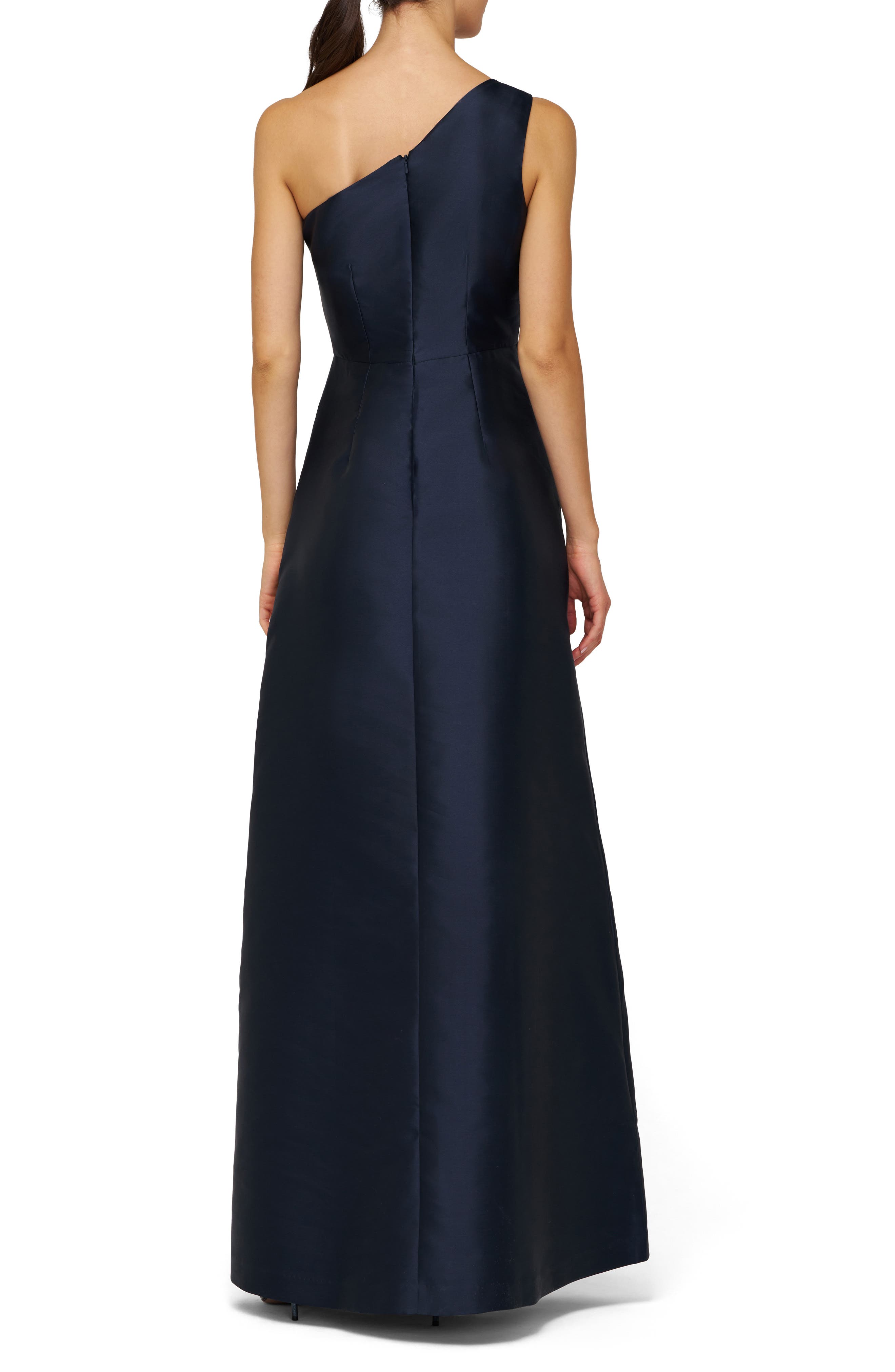 Giada Beaded One-Shoulder Gown - image 2