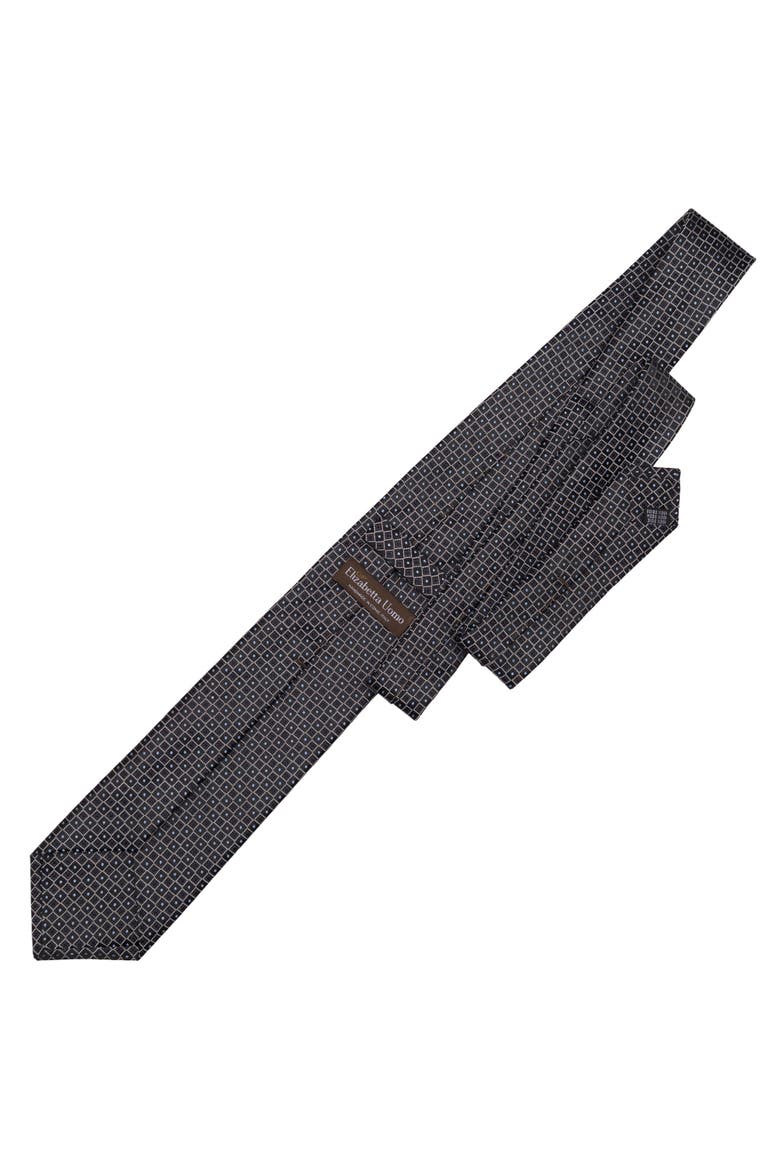 Ravenna - Silk Jacquard Tie for Men, Alternate, color, Black