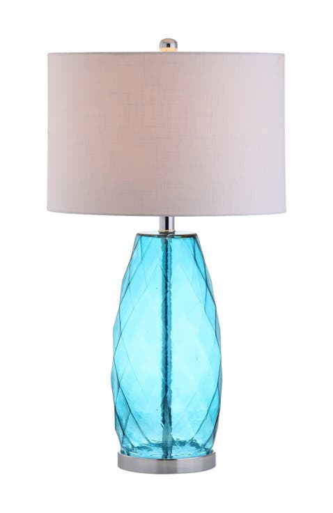 Juliette 26.5" Glass/Metal LED Table Lamp