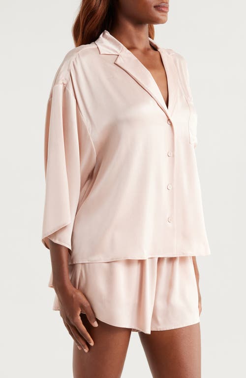 Lunya Washable Silk Button-up Short Pajamas