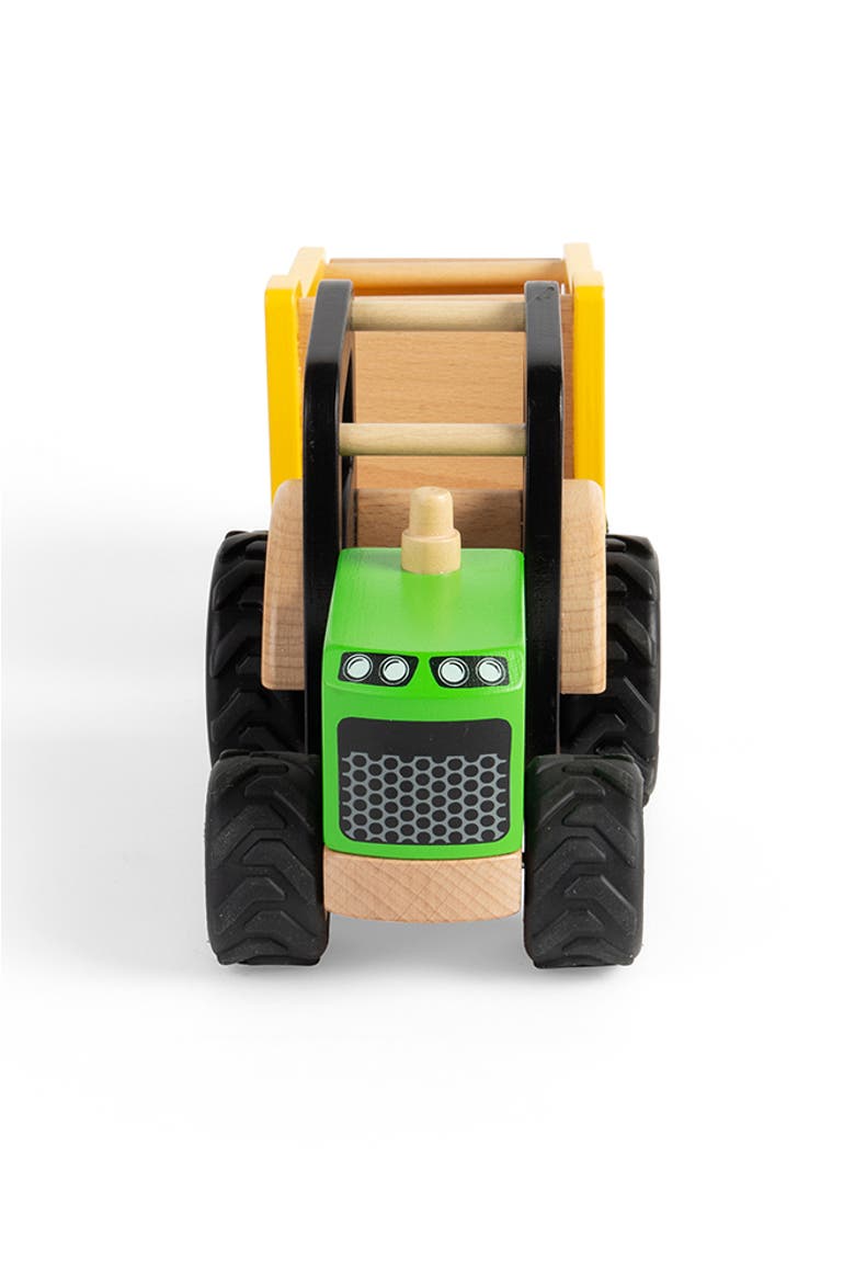 Country Tractor & Trailer, Alternate, color, Green