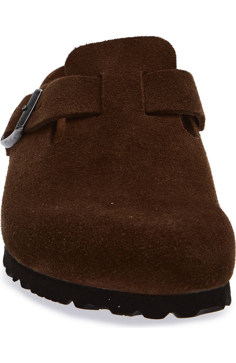 Birkenstock Boston Soft Footbed Clog, Alternate, color, Carafe Suede
