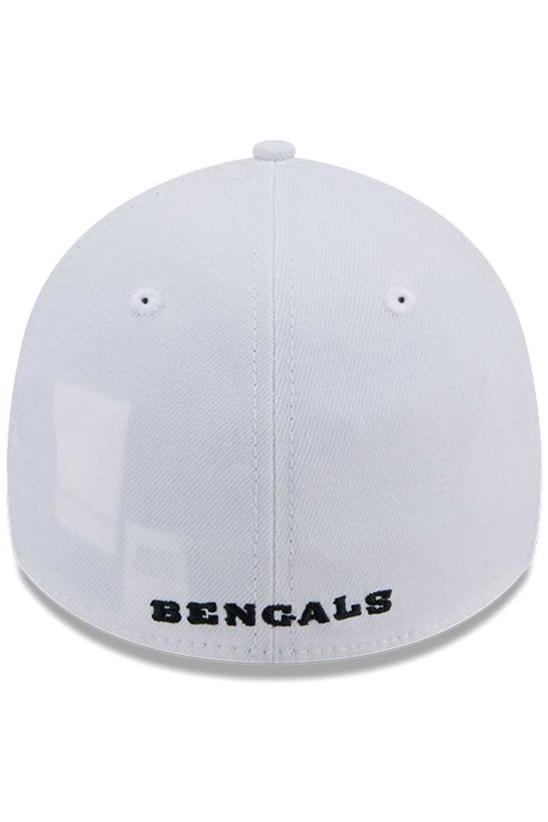 Men's New Era White Cincinnati Bengals Main 39THIRTY Flex Hat, Alternate, color, White