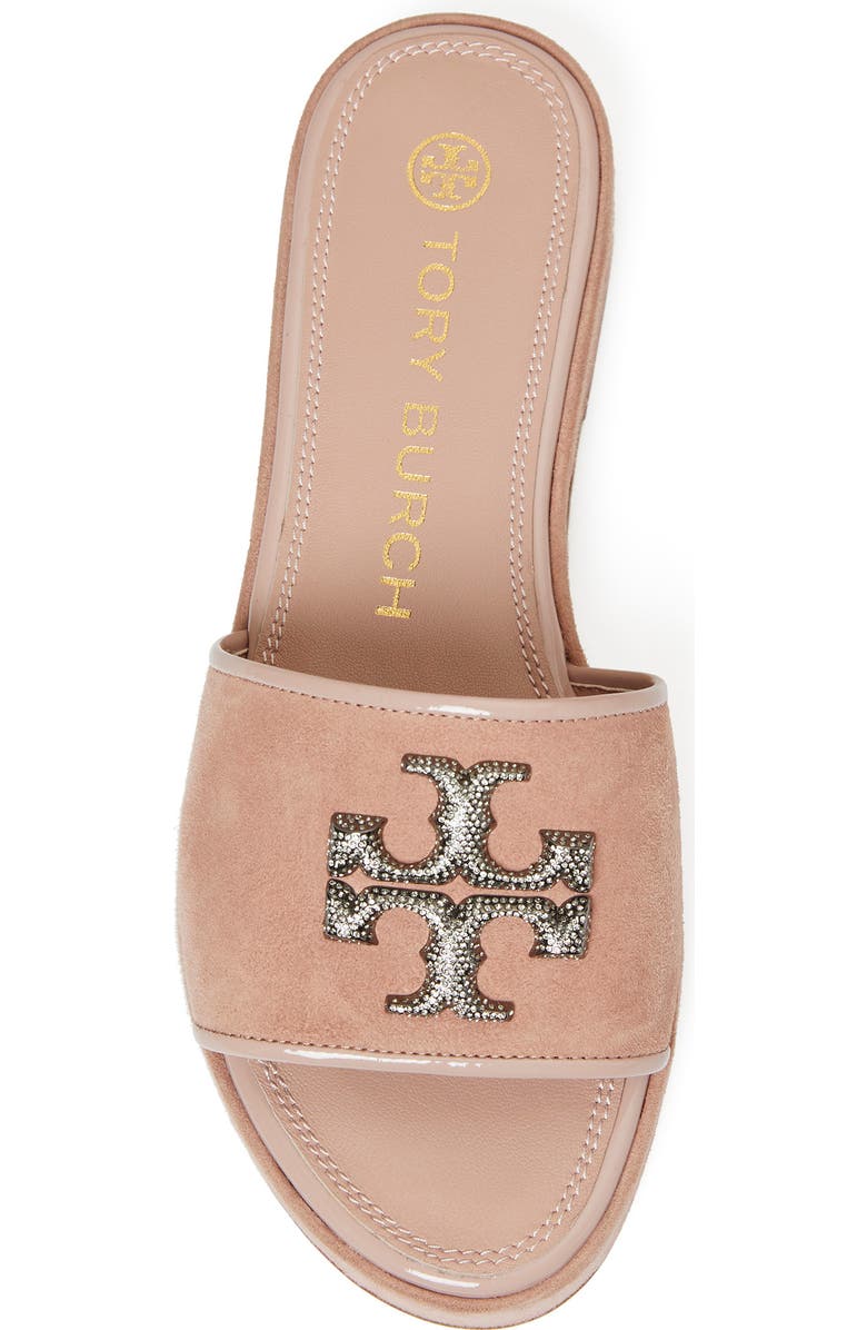 Tory Burch Eleanor Crystal Slide Sandal, Alternate, color,