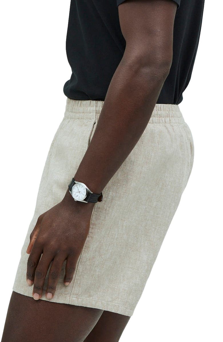 Madewell Everywear Linen Twill Shorts, Alternate, color, 