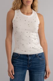 KUT from the Kloth Sena Embellished Tank