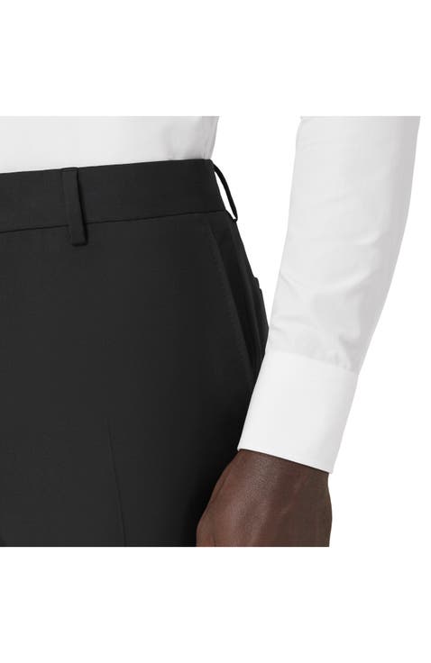 Slim Fit Wool Tailored Trousers