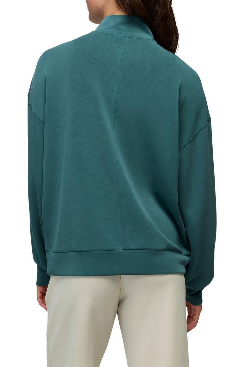 Shea Soft Relaxed Half Zip Pullover, Alternate, color, COAST
