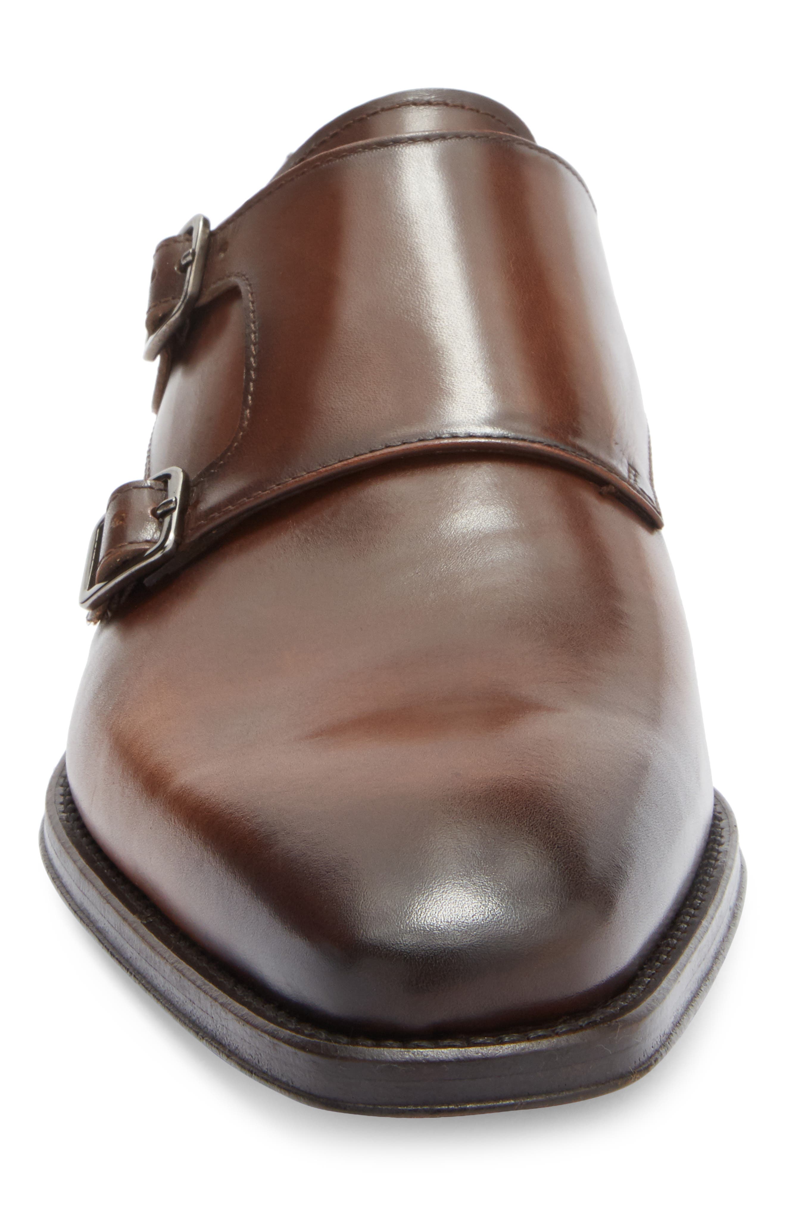 ANTONIO MAURIZI Double Monk Strap Shoe, Alternate, color, 